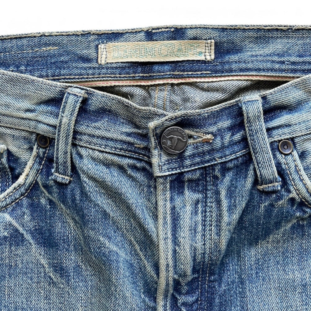 Jean bleu droit vintage Denim Craft