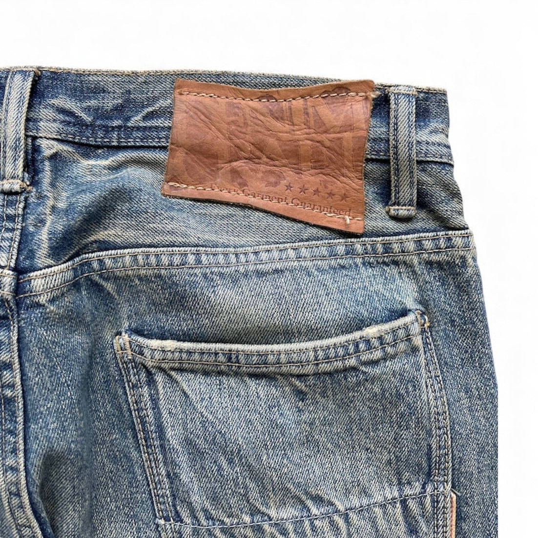 Jean bleu droit vintage Denim Craft