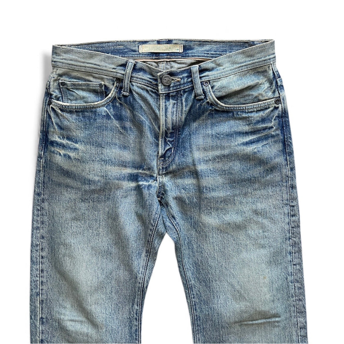 Jean bleu droit vintage Denim Craft